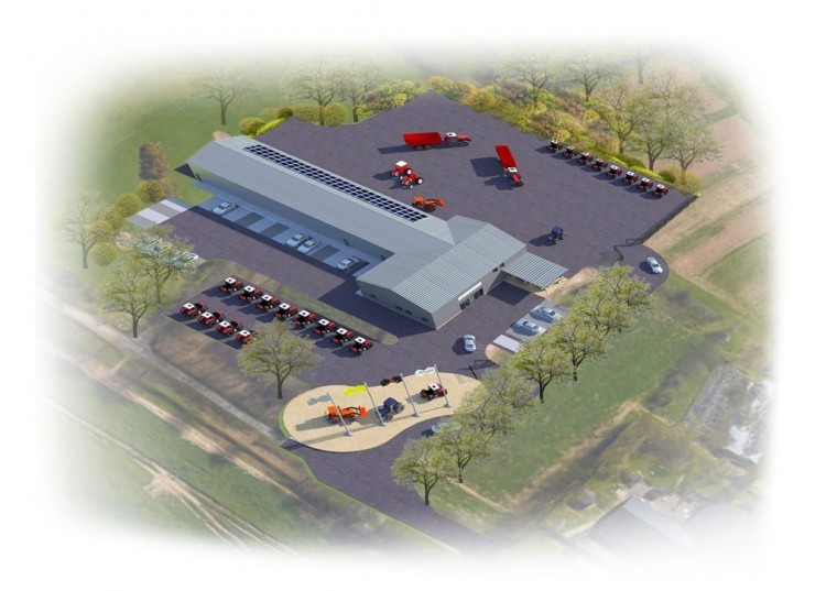 Agricultural sales depot taking shape