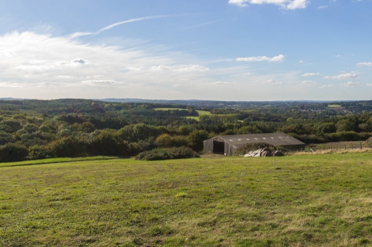 Distant countryside views