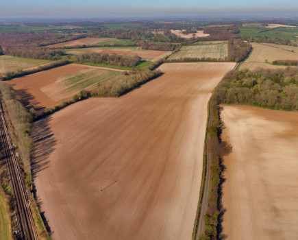 Agricultural holding with a range of farm buildings