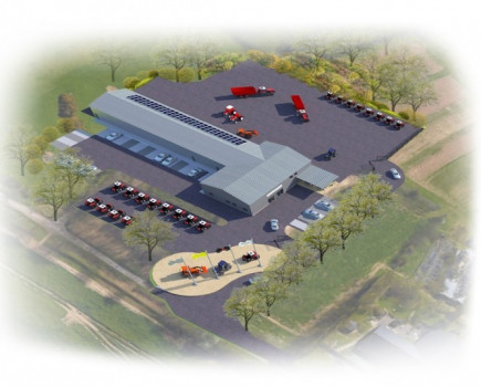 Agricultural sales depot taking shape