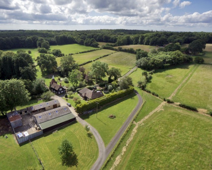 Period oast house and farm buildings