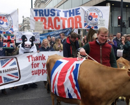 Farmers march to London