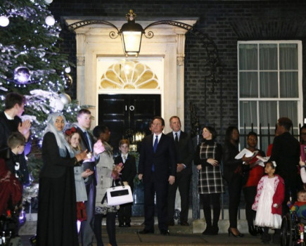 Christmas tree growers help signal start to Downing Street festive season