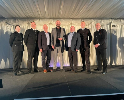 Port of Tilbury’s Grain Terminal team receives partnership award from Essex County Fire and Rescue