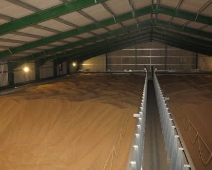 Drying grain quickly and efficiently