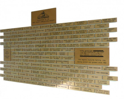 Sponsor a brick to raise funds