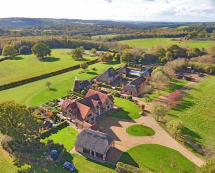 Country home with fabulous views