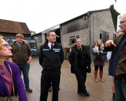 Surrey Police talk rural crime with farmers and landowners