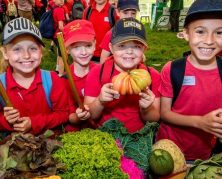 Schoolchildren enjoy Essex Schools Food and Farming day