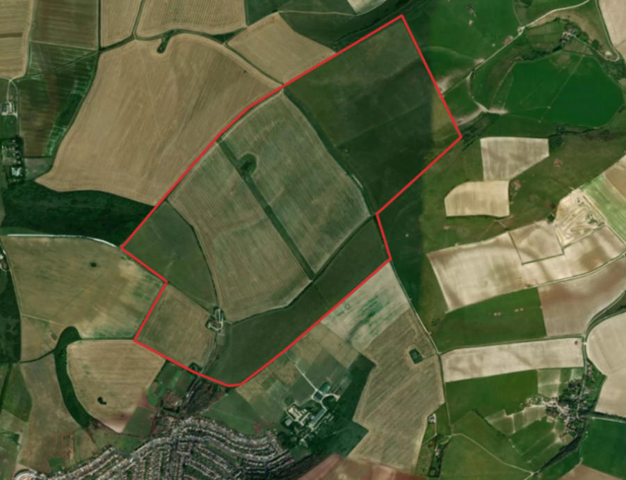 375 acre holding comprising arable land and pastureland