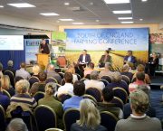 A lively question and answer session at farming conference