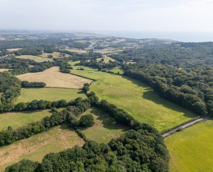 Expansive arable and grass farm