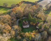 Lovehurst Manor Farm located on its own moated island