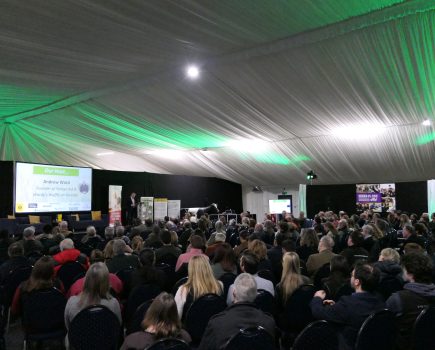 Fully engaged audience at Kent Farming Conference