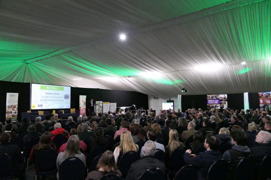 Fully engaged audience at Kent Farming Conference