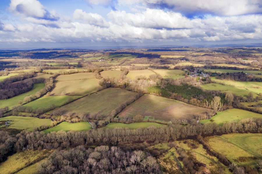 Attractive block of Wealden farmland